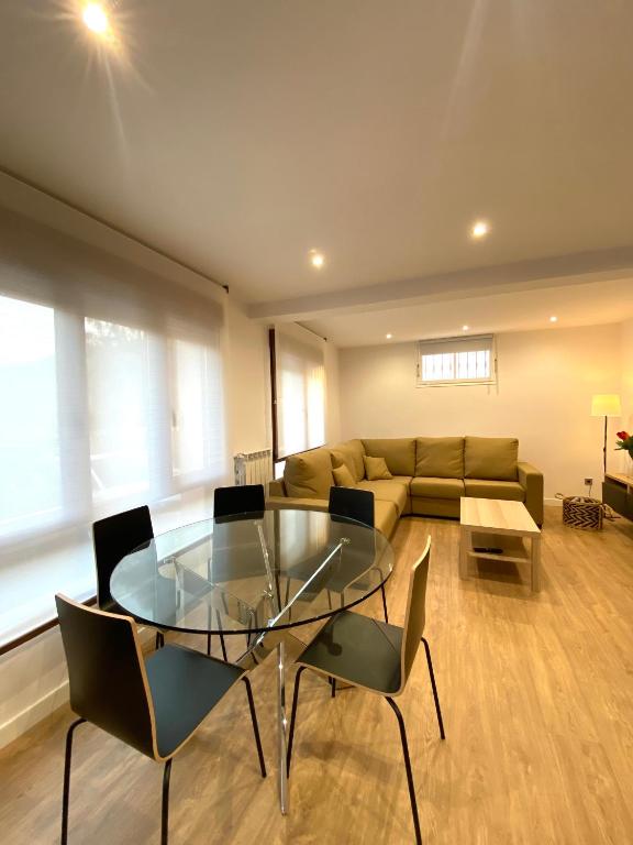 Posezení v ubytování Apartamentos el Oligo