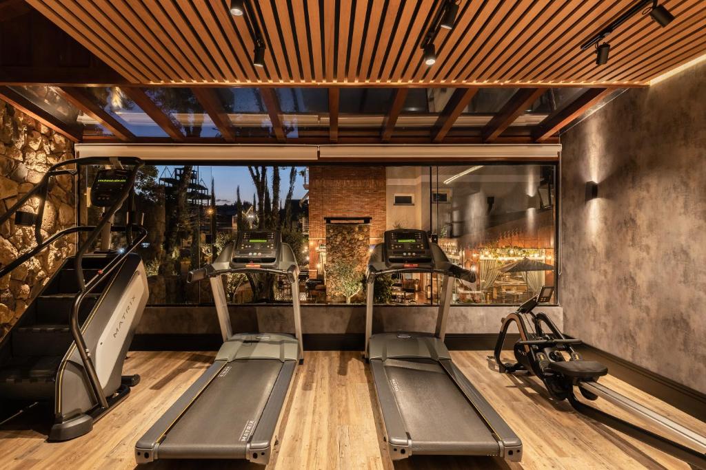 Fitness centrum a/nebo fitness zařízení v ubytování Hotel Valle Dincanto
