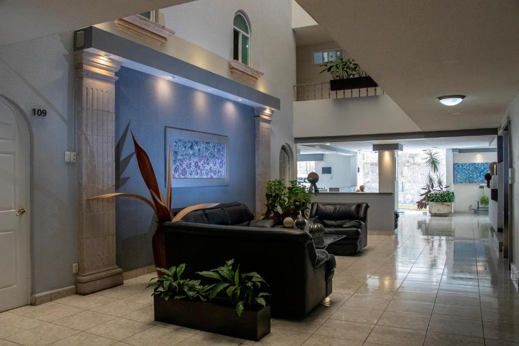 Posezení v ubytování Hotel Qualitel Plus