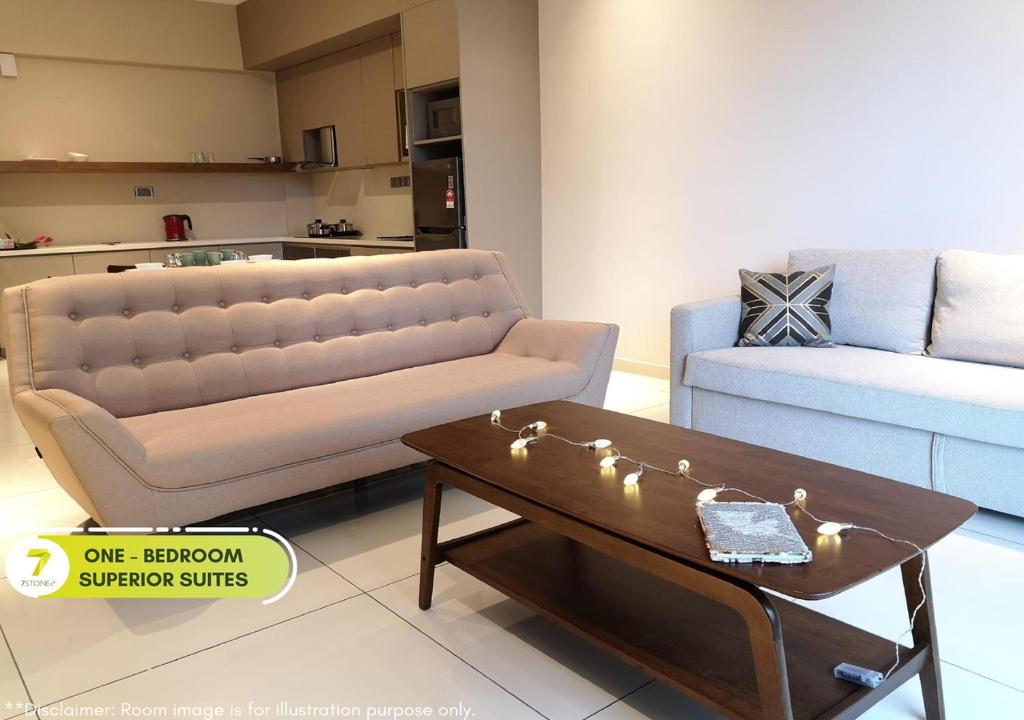 Posezení v ubytování 7Stonez Suites Geo38 Genting Highlands