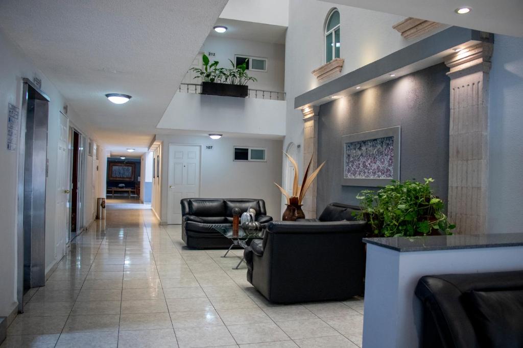 Posezení v ubytování Hotel Qualitel Plus