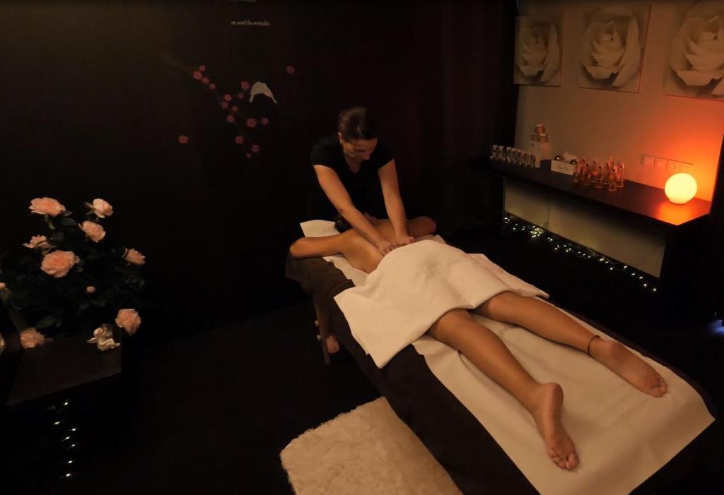 Lázně a/nebo wellness v ubytování Le Rex Hôtel
