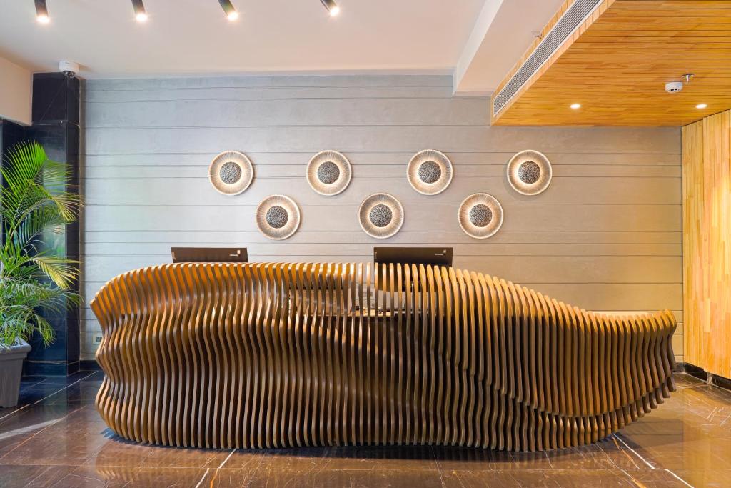 Posezení v ubytování AIR by Ahuja Residences
