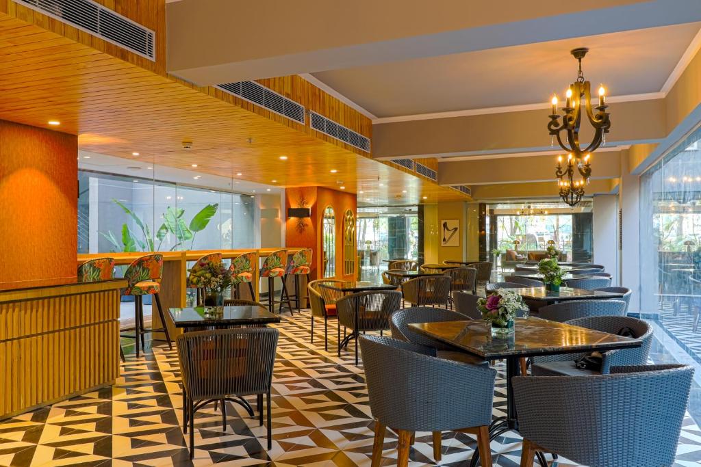 Posezení v ubytování AIR by Ahuja Residences