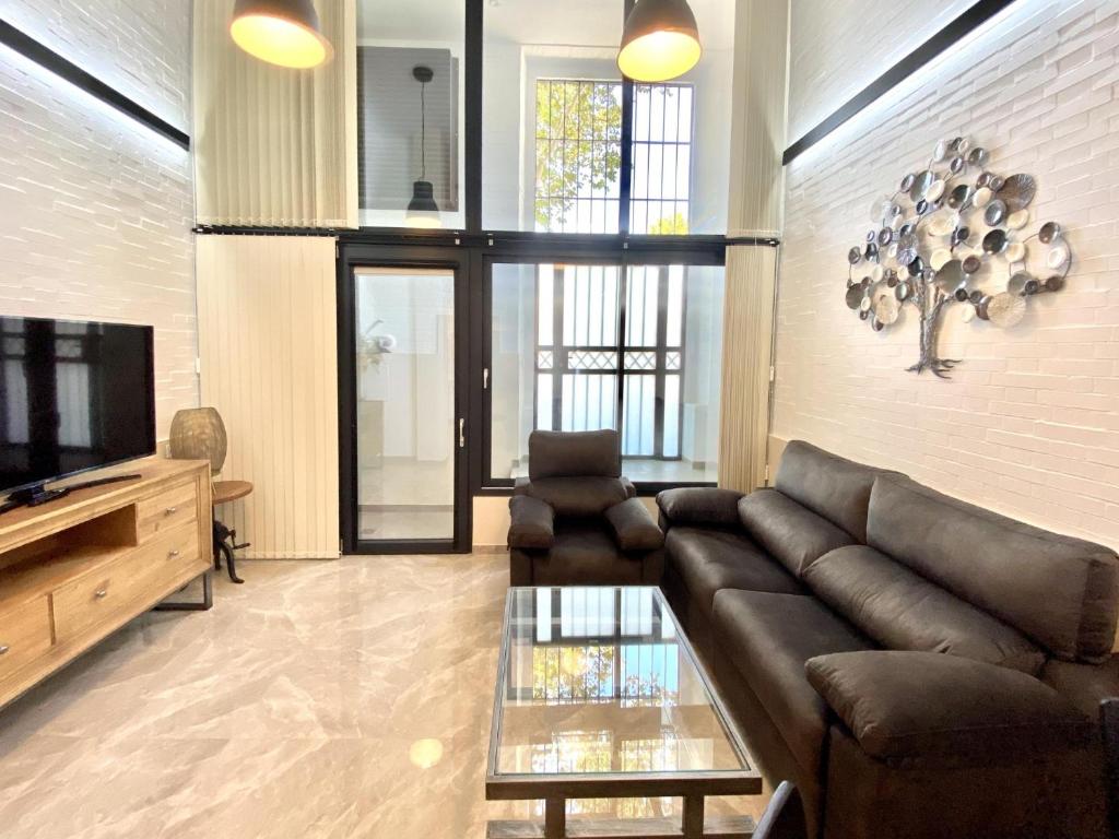 Posedenie v ubytovaní Tr2 Aparcamiento Incluido amplio y moderno loft cartuja de sevilla