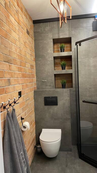 Kúpeľňa v ubytovaní LOFT Mickiewicza