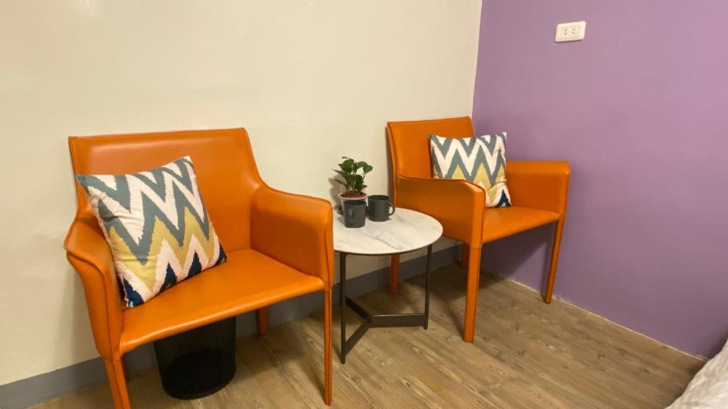 Posezení v ubytování Wanghong Homestay