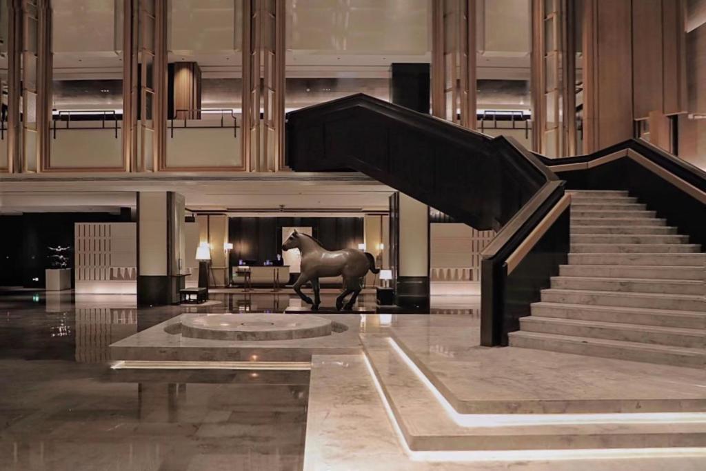 Posezení v ubytování Prime Hotel Beijing Wangfujing