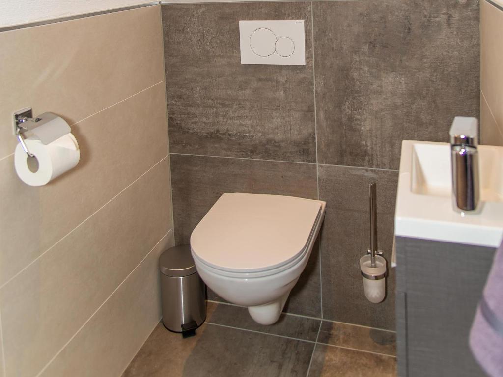 Koupelna v ubytování Gasthof Appartements Gamskar