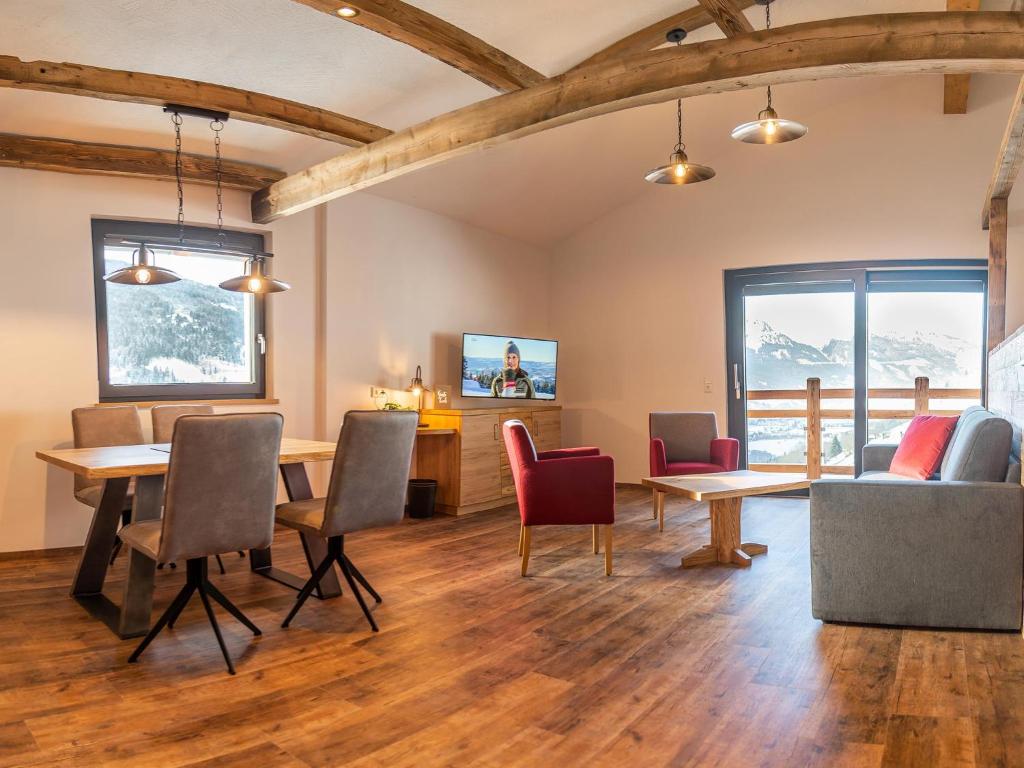 Posezení v ubytování Gasthof Appartements Gamskar