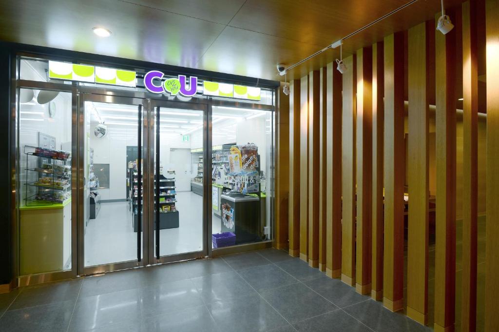 Vstupní hala nebo recepce v ubytování Jeju Aerospace Hotel