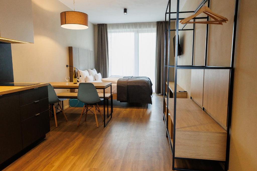 Kuchyň nebo kuchyňský kout v ubytování Avenue Pallova 28