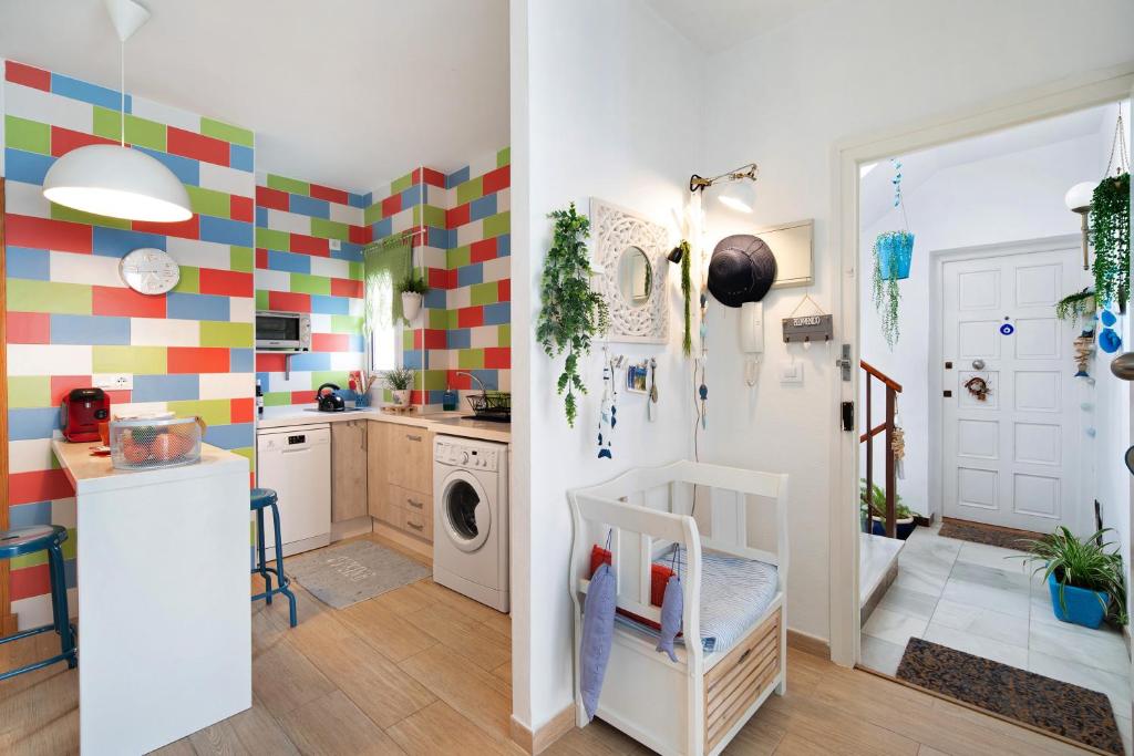 Kuchyň nebo kuchyňský kout v ubytování Apartamento Caepionis