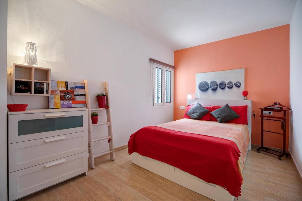 Postel nebo postele na pokoji v ubytování Apartamento Caepionis