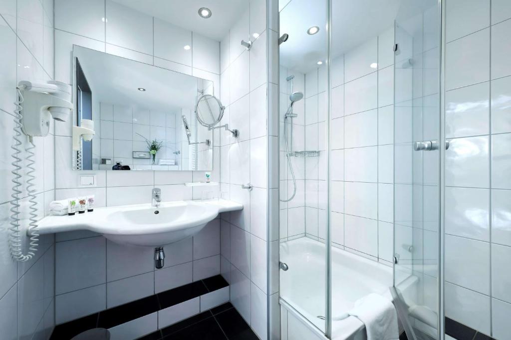 Koupelna v ubytování Best Western Premier IB Hotel Friedberger Warte