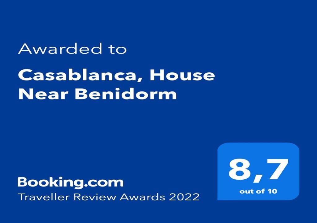 Casablanca, House Near Benidorm - Holiday Home