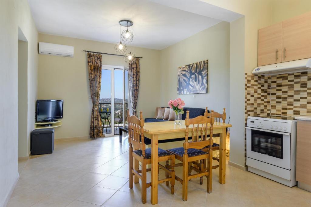Kuchnia lub aneks kuchenny w obiekcie Nikos & Vassilis apartments Kefalonia