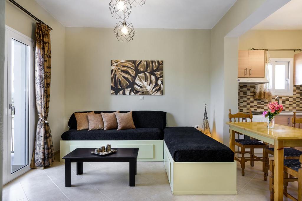 Część wypoczynkowa w obiekcie Nikos & Vassilis apartments Kefalonia