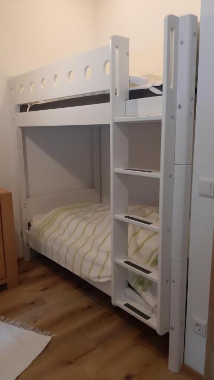 Postel nebo postele na pokoji v ubytování Ferienhaus Gerlach