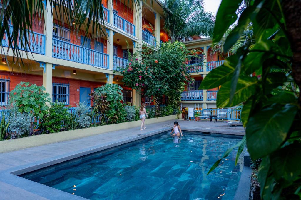 Hotel Casona de La Isla 내부 또는 인근 수영장