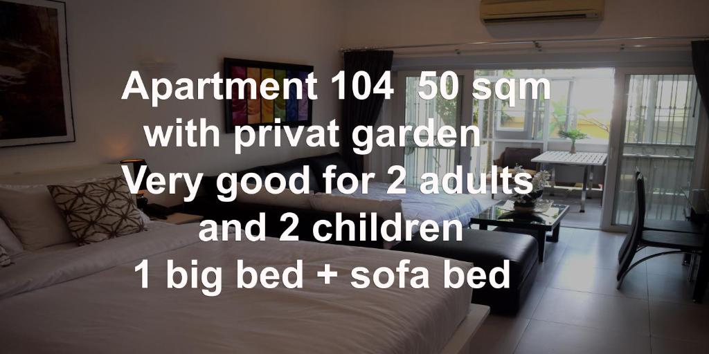 View Talay Residence 6 Wongamat Sand Beach - Deluxe Appartement Met Privétuin - 104