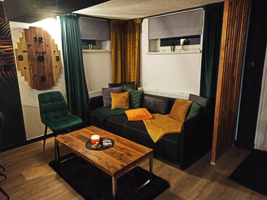 Posedenie v ubytovaní Apartamencik za lasem