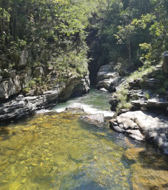 Chalé na Chapada, com acesso ao Rio São Miguel - Casa De Una Habitación
