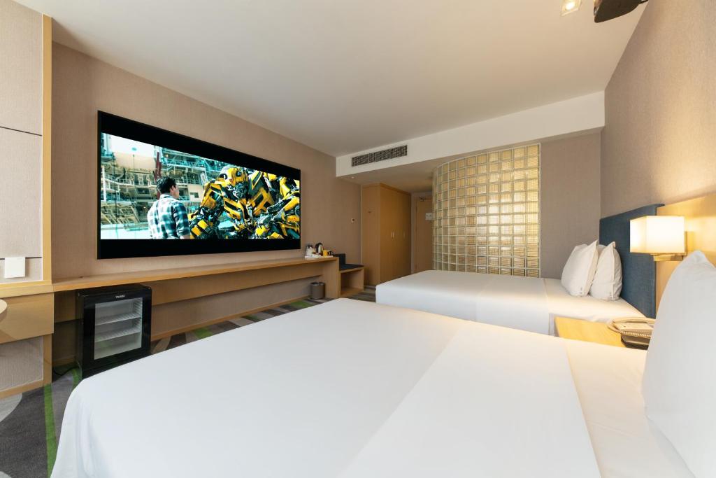Holiday Inn Express Jinan High-Tech Zone, an IHG Hotel - Chambre Standard Avec Deux Lits Queen