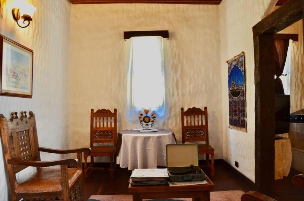 Posezení v ubytování Castillo Casablanca