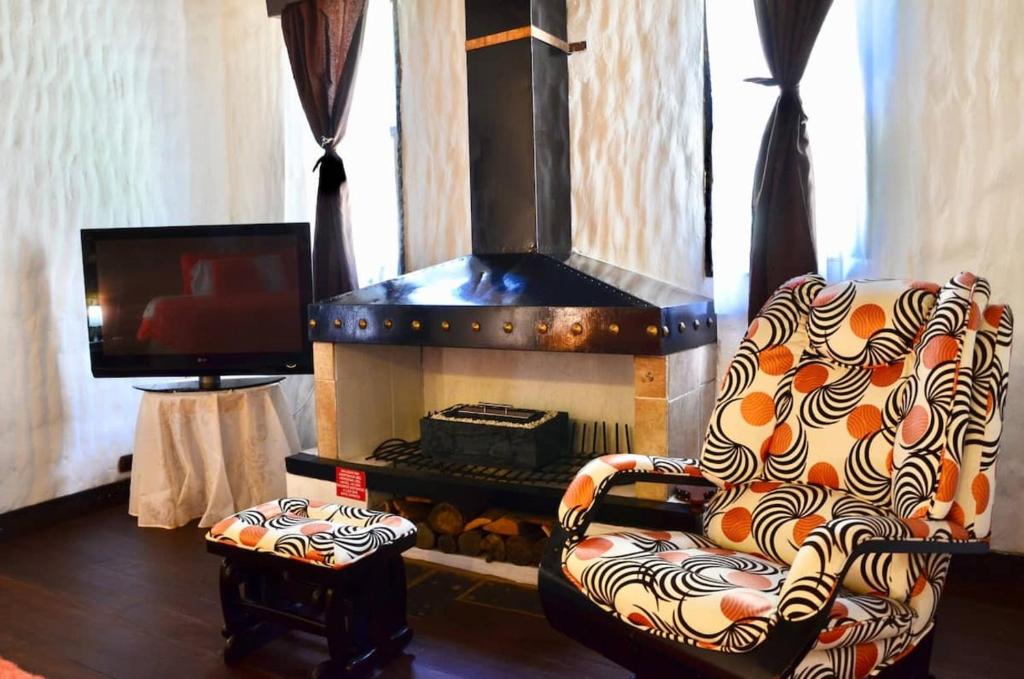 Posezení v ubytování Castillo Casablanca