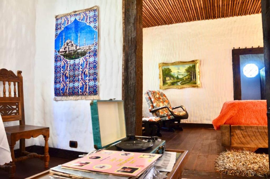 Posezení v ubytování Castillo Casablanca