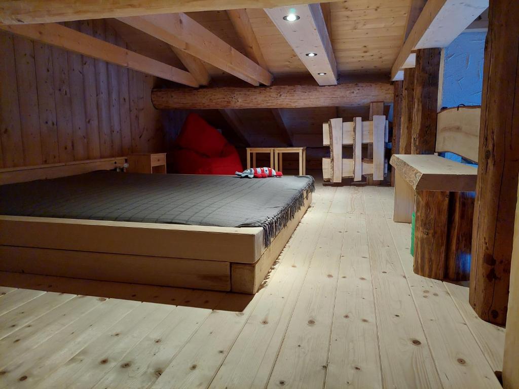 Postel nebo postele na pokoji v ubytování Apart Lechtraum