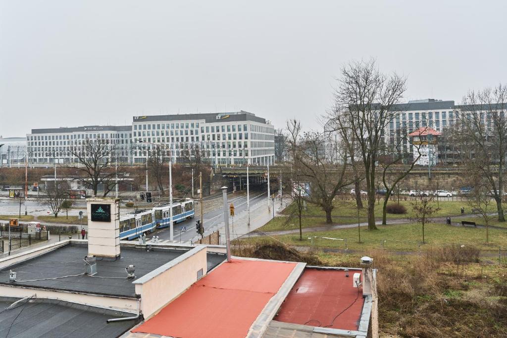 Budynek, w którym mieści się apartament