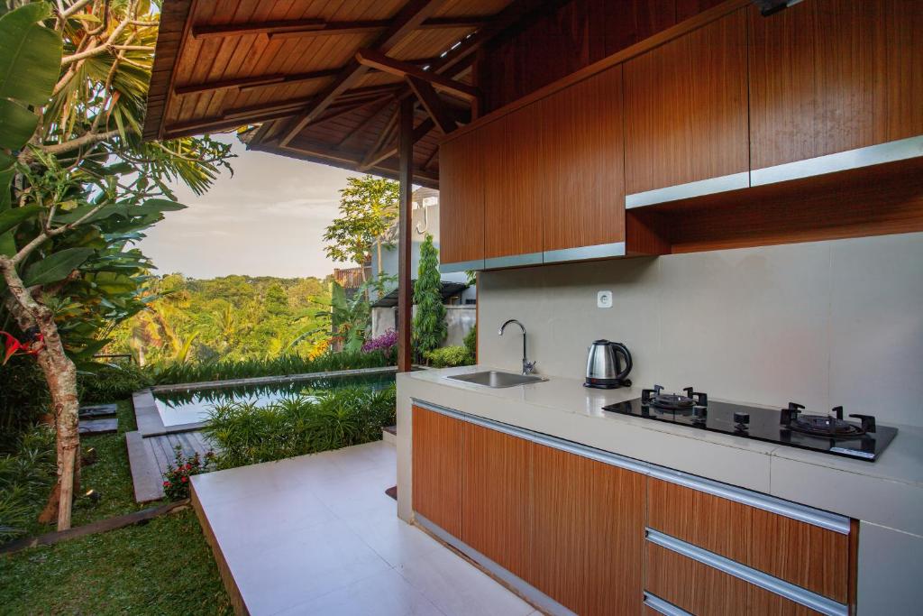 Zahrada ubytování Yanyan Resort Ubud