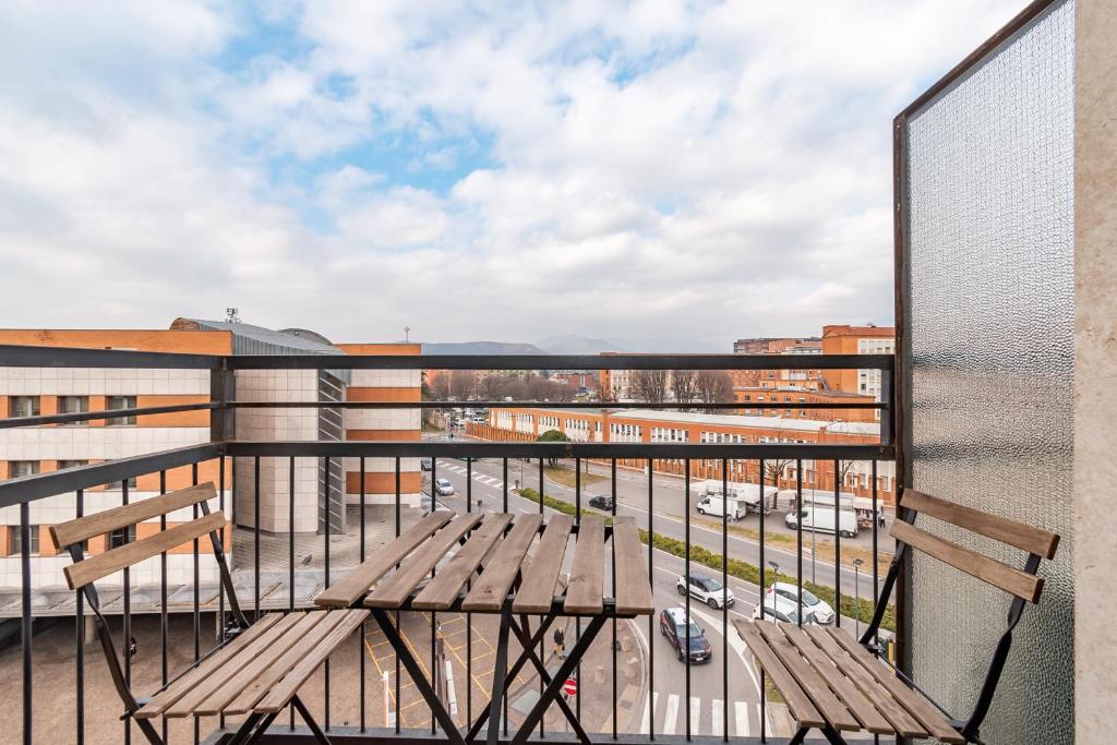 A balcony or terrace at Appartamento Ospedale Civile 3 - F&L Apartment