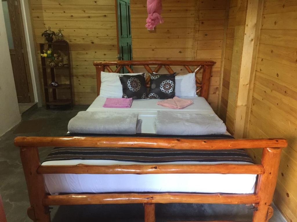 Postel nebo postele na pokoji v ubytování Ella nature nest