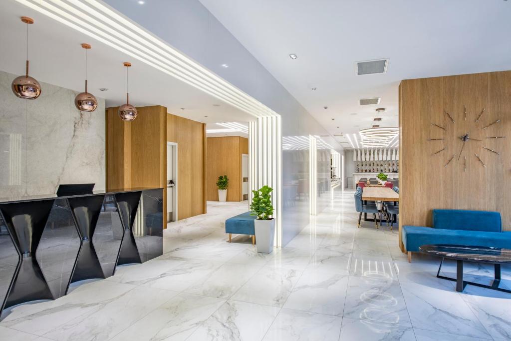 Posezení v ubytování Clocks Hotel Tbilisi