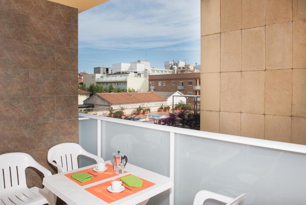 Balkón alebo terasa v ubytovaní Apartaments Costa d'Or