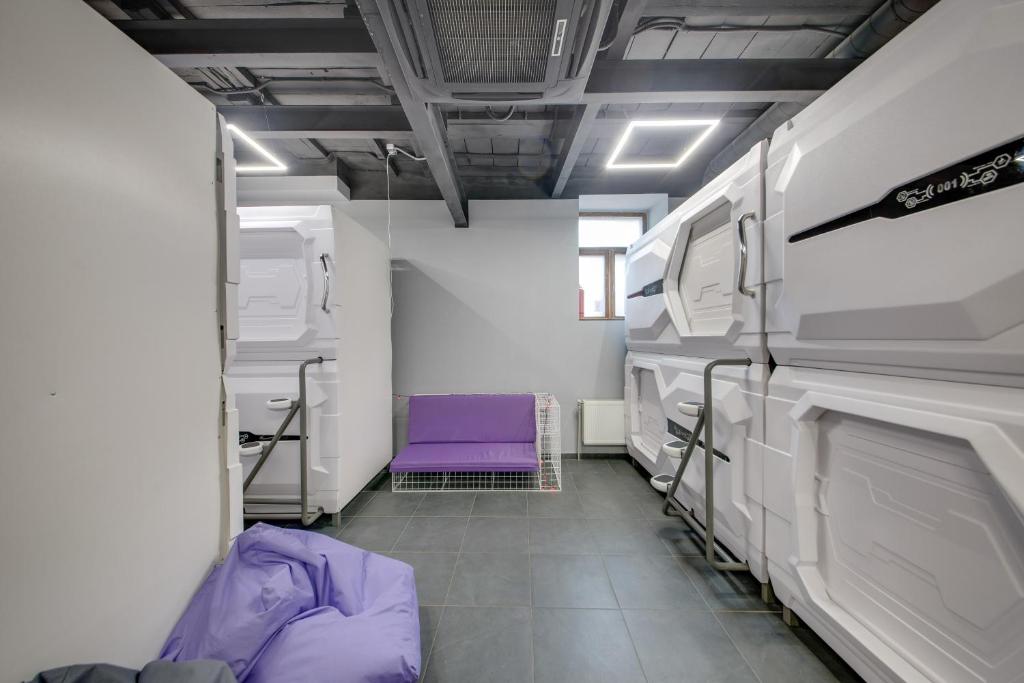 Postel nebo postele na pokoji v ubytování MOONOTEL Maidan