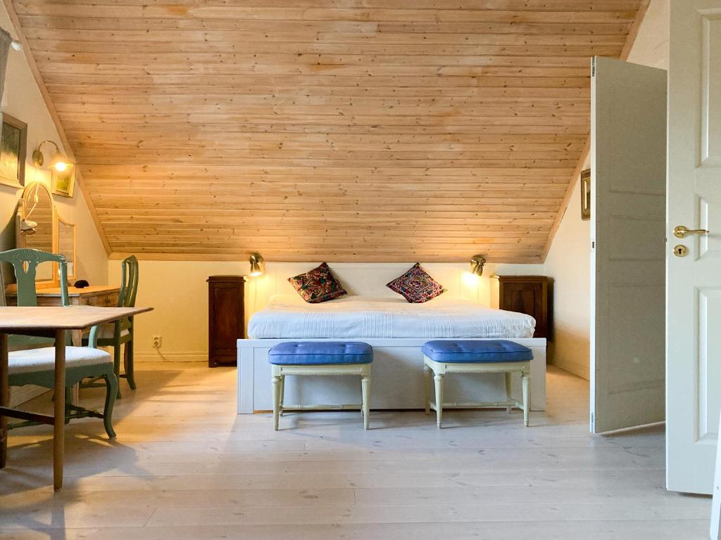 Postel nebo postele na pokoji v ubytování Villa Weidling B&B