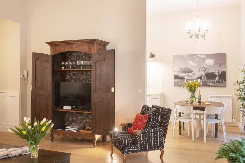 Posedenie v ubytovaní MARITXU'S HOME