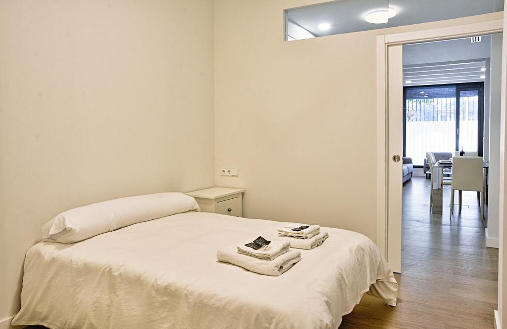 Postel nebo postele na pokoji v ubytování Apartamento de dos dormitorios en Triana
