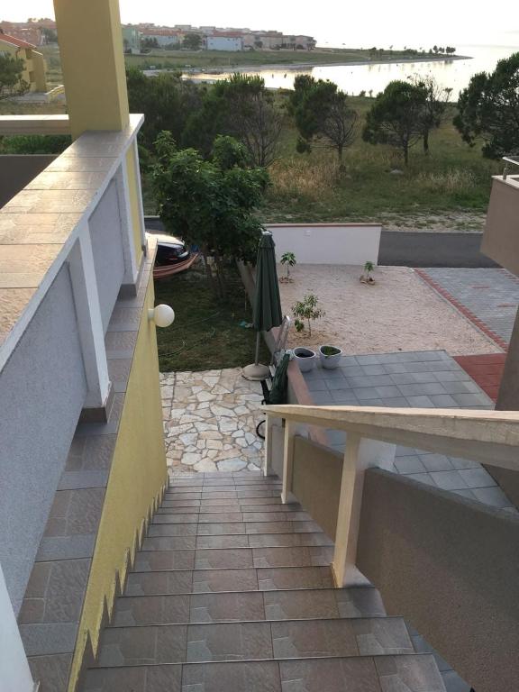 Balkón nebo terasa v ubytování Apartments SID