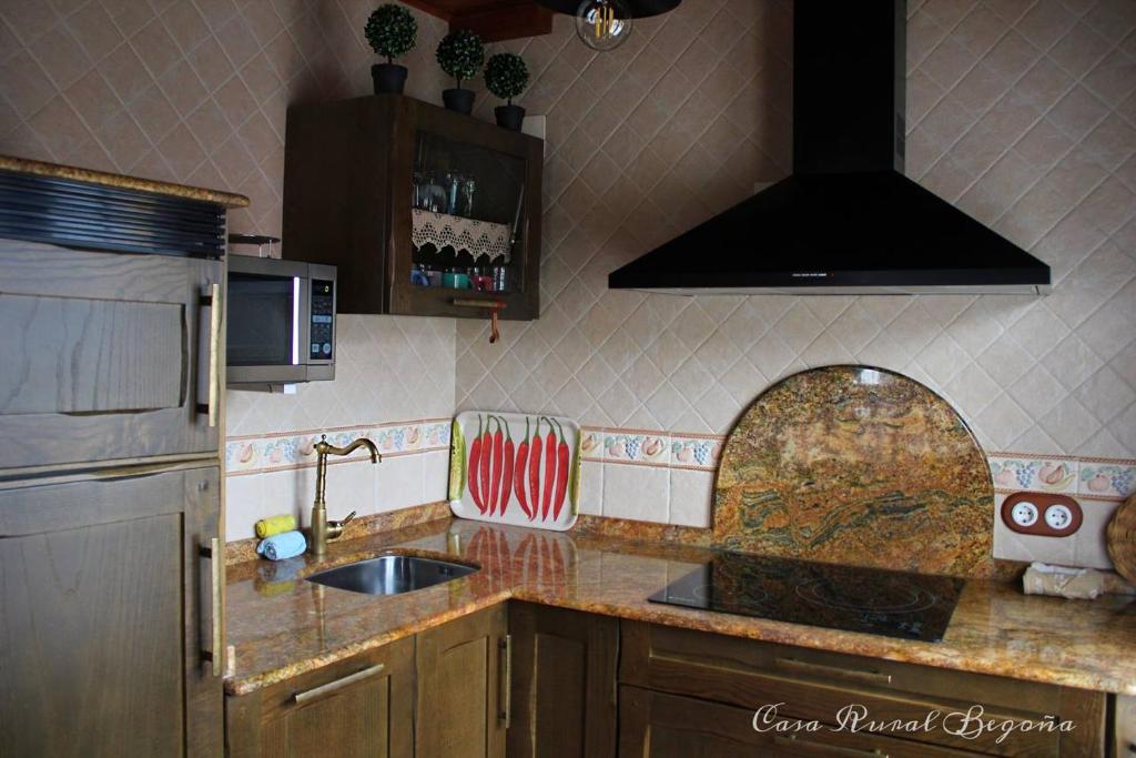 Η κουζίνα ή μικρή κουζίνα στο Casa Begoña