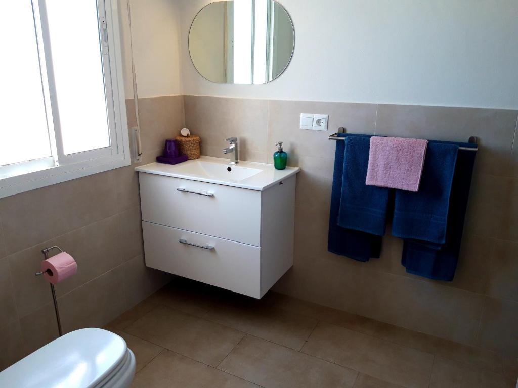 Koupelna v ubytování B&B Villa Deseada