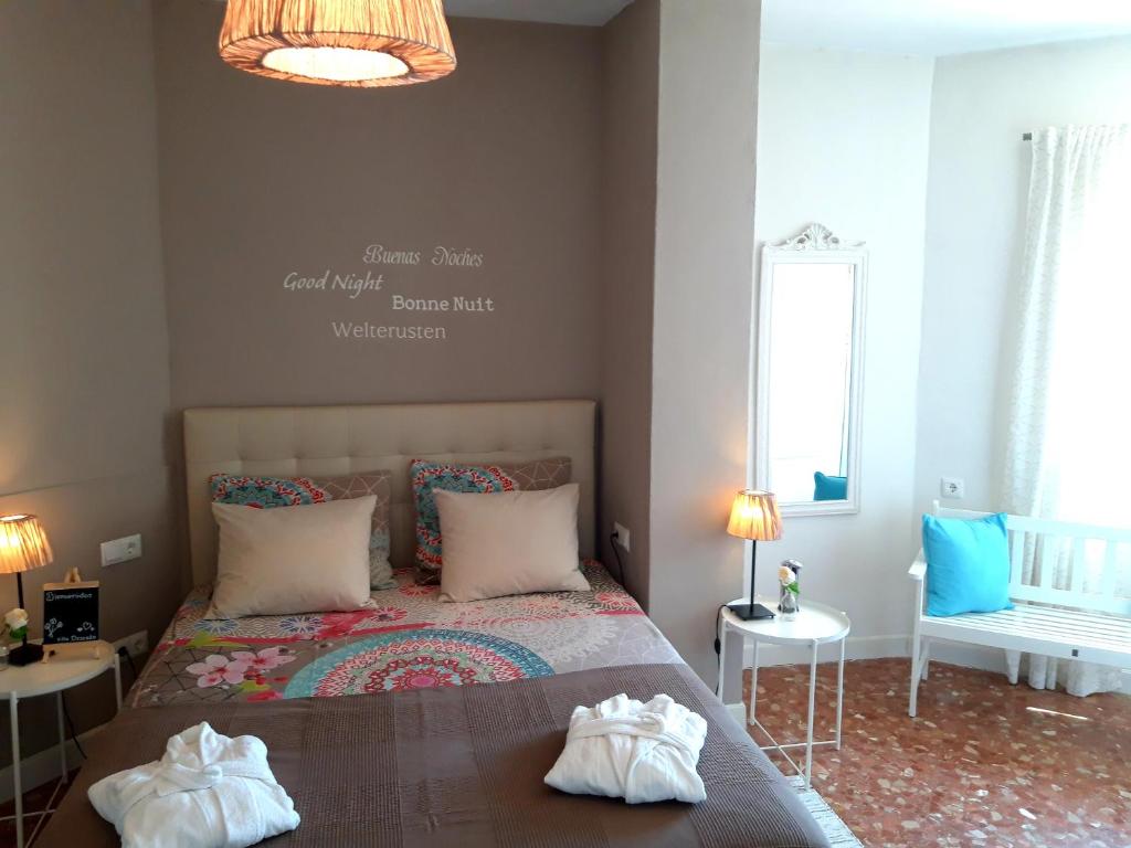 Postel nebo postele na pokoji v ubytování B&B Villa Deseada
