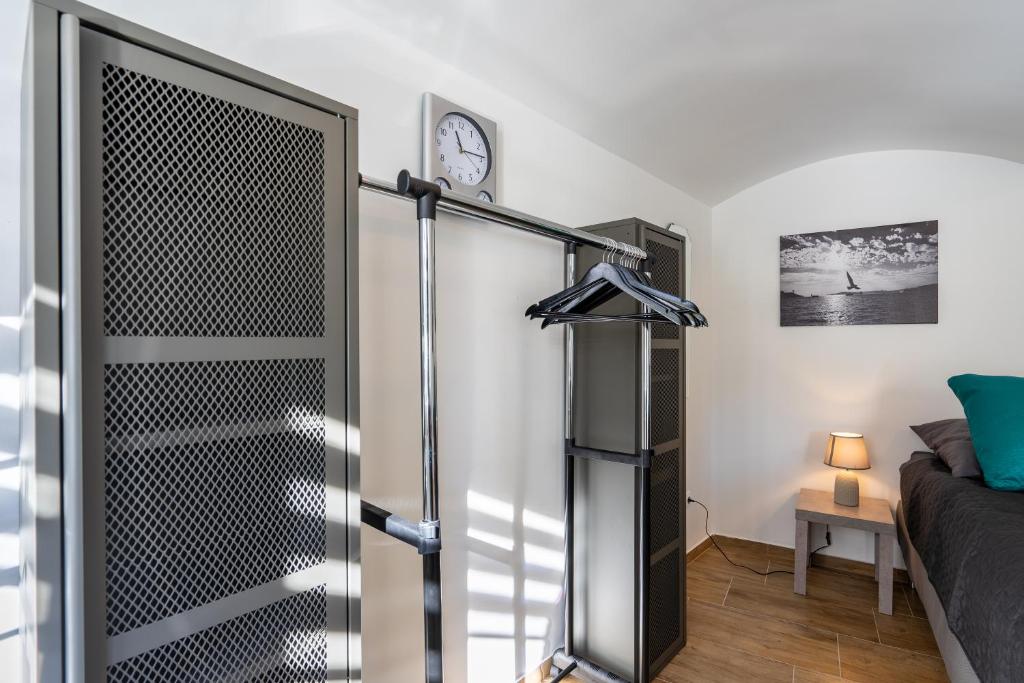 Postel nebo postele na pokoji v ubytování revLIVING Apartments Eggenburg