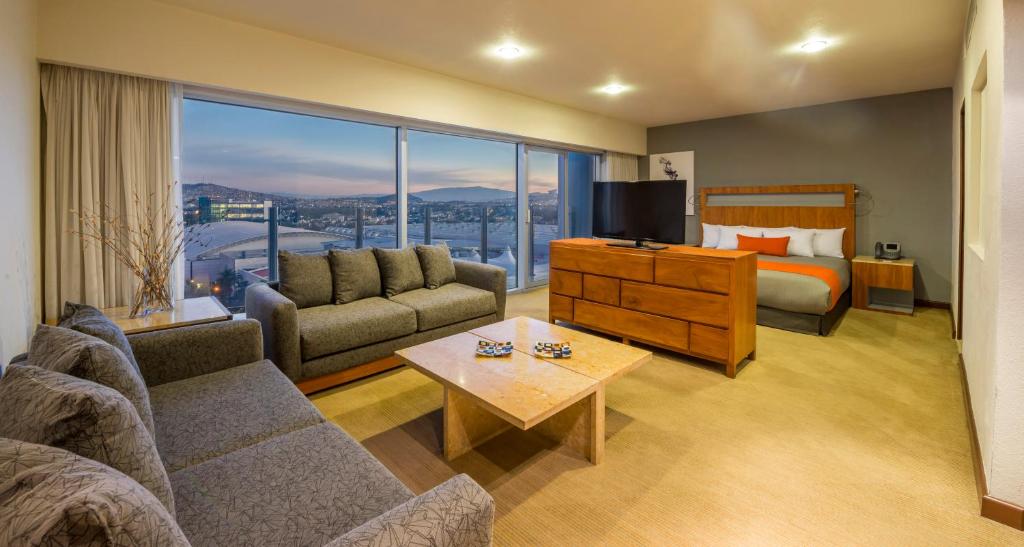Posezení v ubytování Real Inn Guadalajara Expo