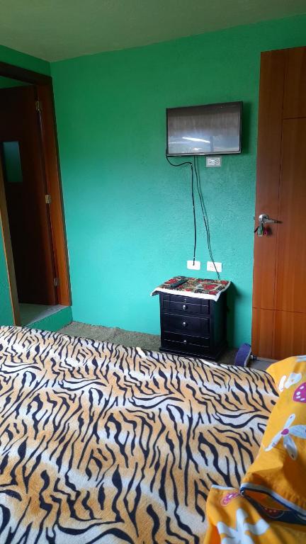 Postel nebo postele na pokoji v ubytování Hospedaje el Motilon