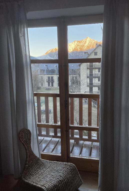 Výhľad na hory alebo výhľad na hory priamo z apartmánu